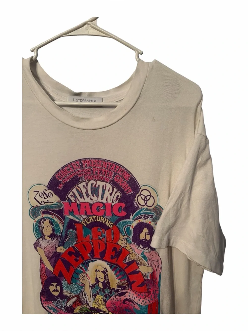 DAYDREAMER Led Zeppelin Electric Magic Tour Tee Size Large - Picture 3 of 9